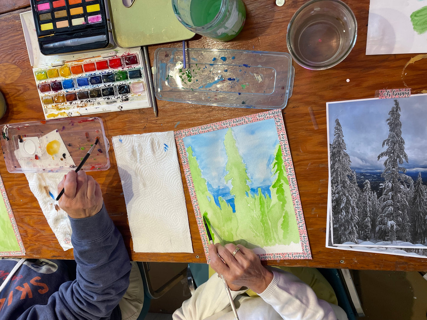 Adult Watercolor painting Classes