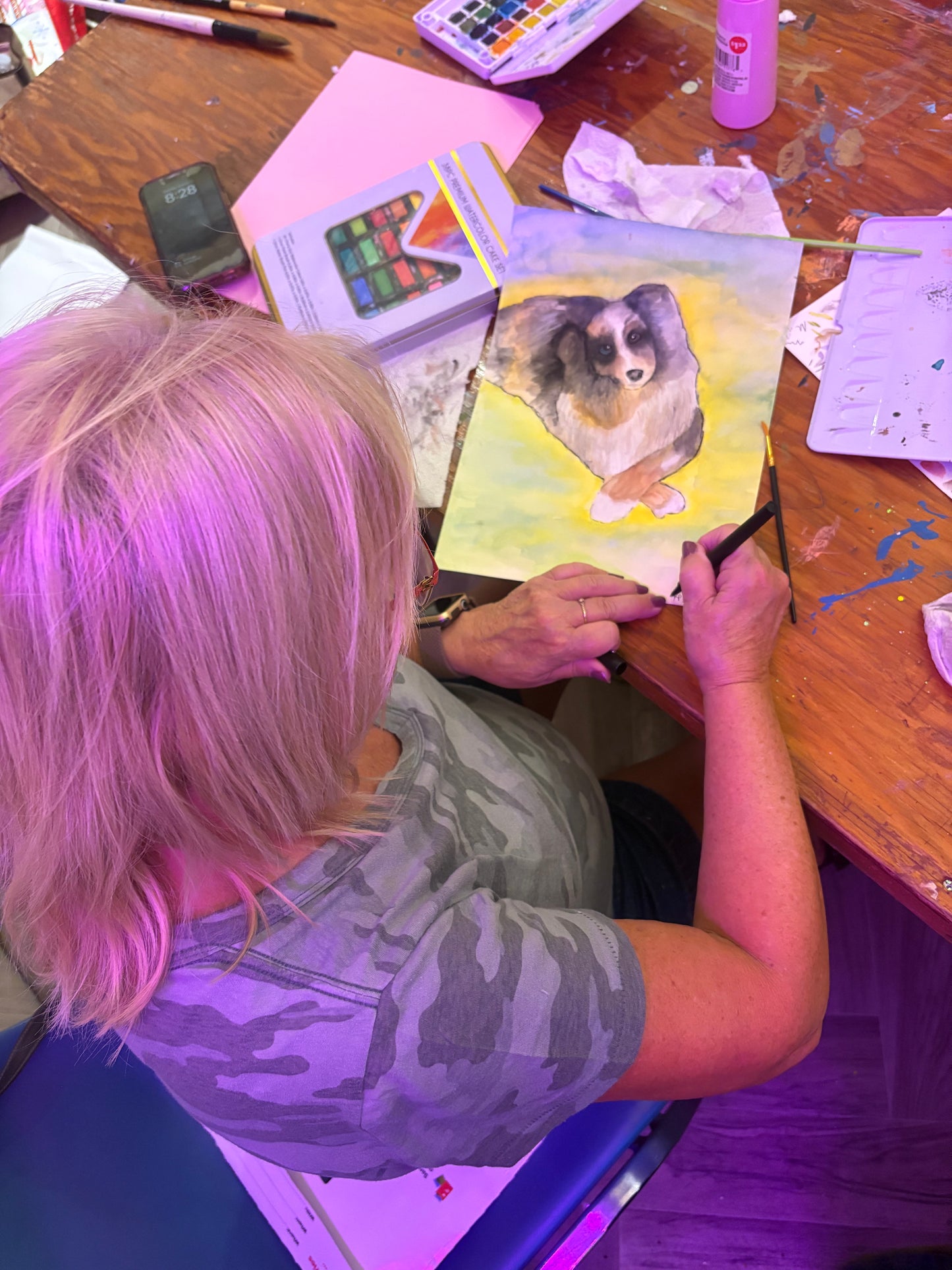 Adult Watercolor painting Classes