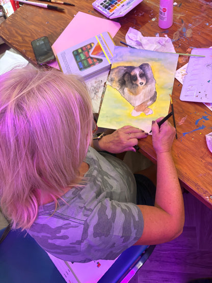 Adult Watercolor painting Classes