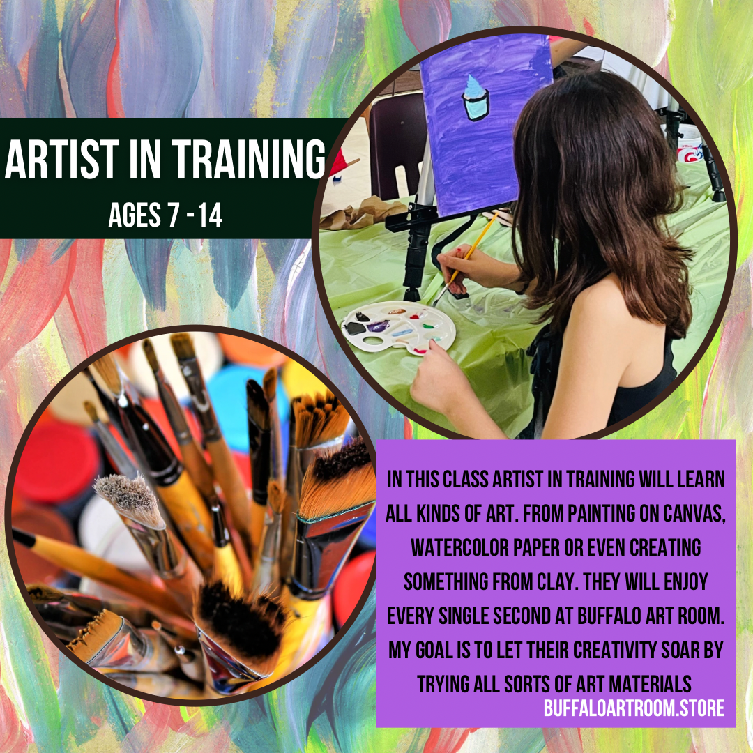 Kids- Artist in Training (Ages 12 and under)